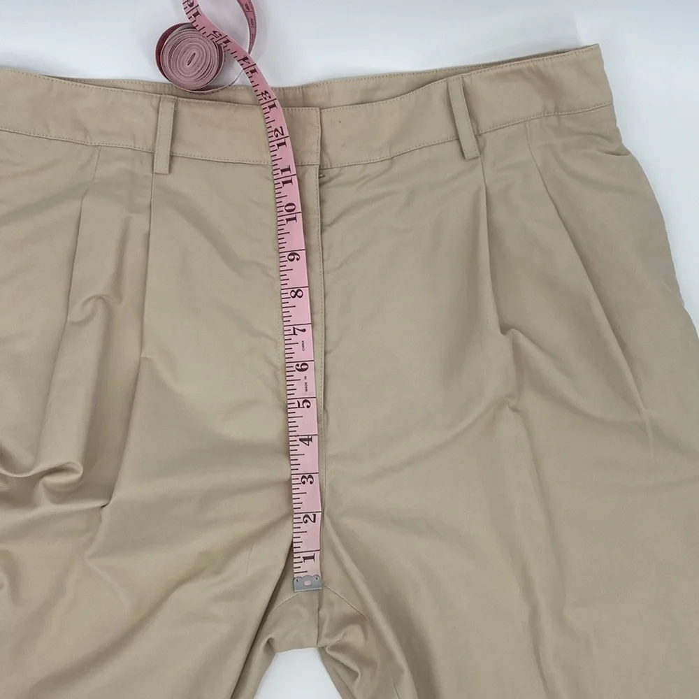 TWP Size Womens 12 Tan Office Ankle Pants - Picture 11 of 13